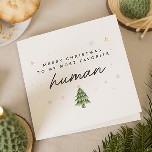 Tarjeta de Navidad para mi persona favorita, tarjeta de Navidad para mi novio, tarjeta de Navidad para mi novio, tarjeta de Navidad para mi novia, tarjeta de Navidad para mi esposo, ella