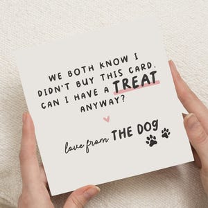 Geburtstagskarte vom Hund, Geburtstagskarte für Hundepapa, Geburtstagskarte für Hundepapa, alles Gute zum Geburtstag vom Hund, Geschenk für Hundepapa, von den Hunden