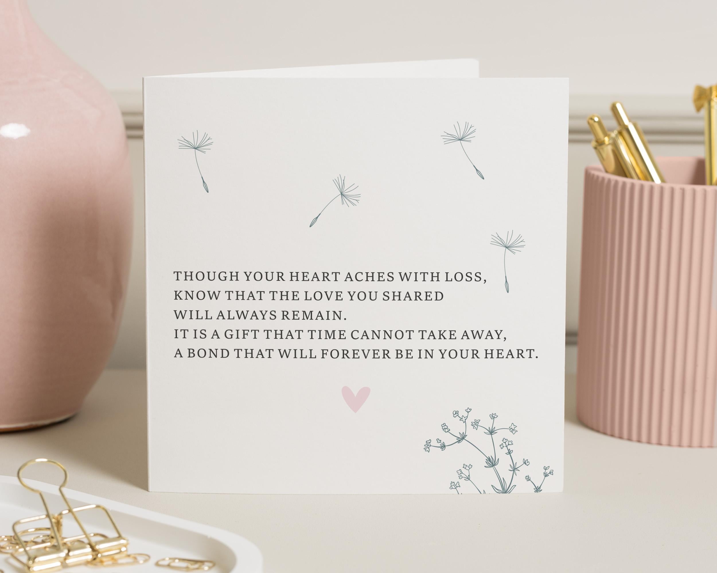 Thinking of You Sympathy Card for Friend, Thinking of You Card