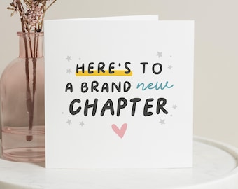 Good Luck Card, Leaving Card, New Job Card, Goodbye Card, Leaving Gift Work Colleagure, New Chapter Card, New Beginnings Card, Going Away
