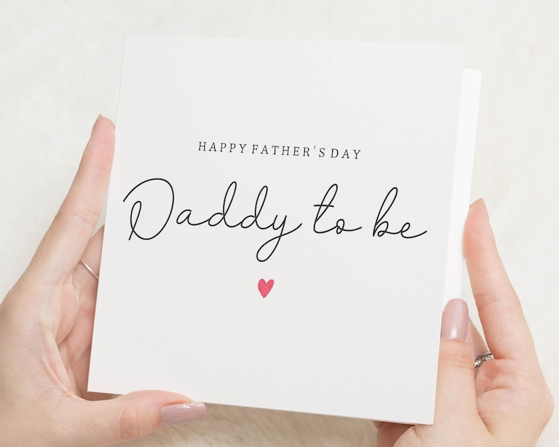 Carte de fête des pères pour futur papa, carte de fête des pères de Bump, carte de futur papa, carte pour nouveau papa, carte de fête des pères pour lui image 1