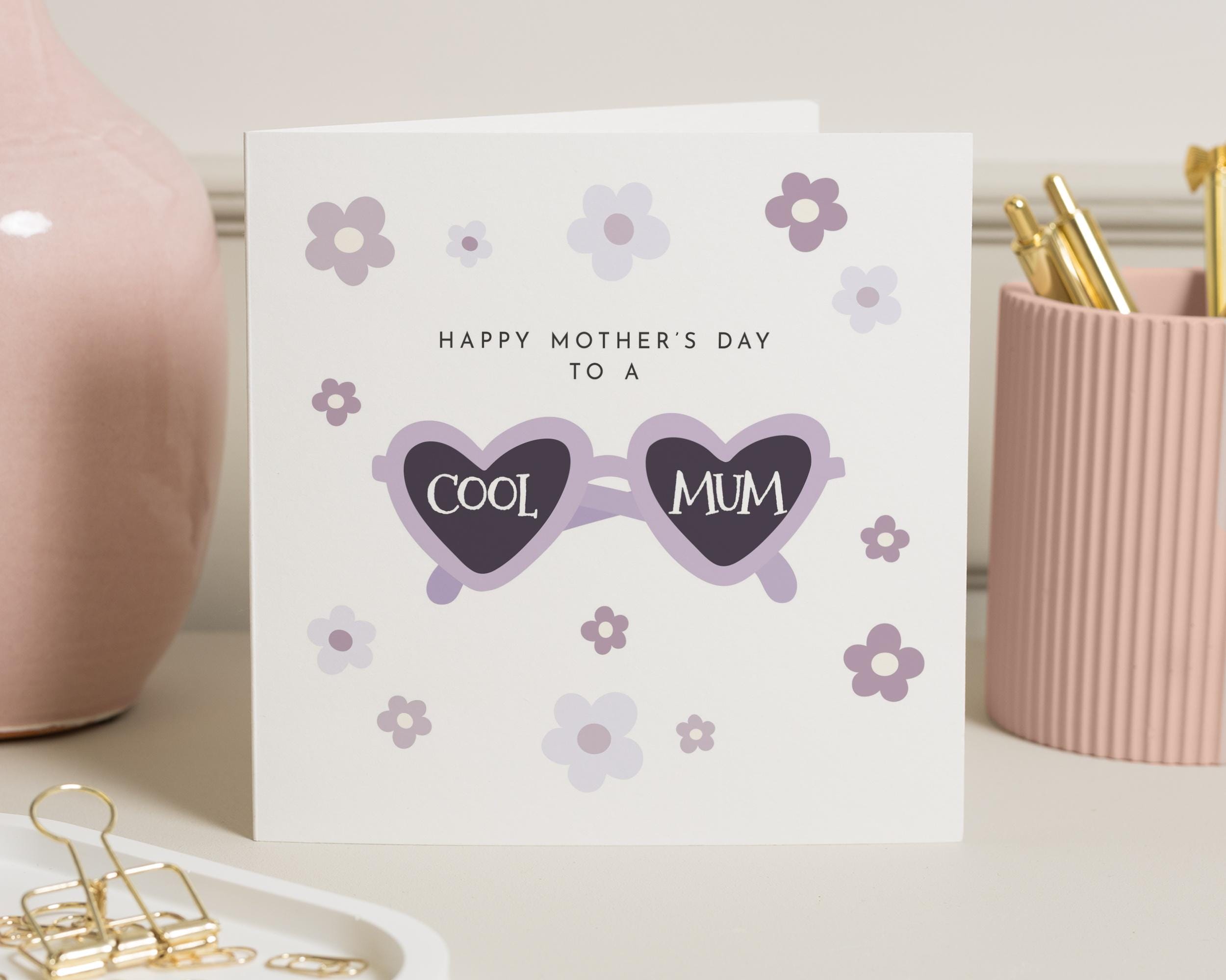 Mothers Day Card for Mum, Cool Mum Mothers Day Card, Funny Mothers Day ...