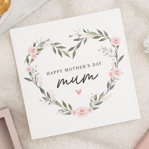 Happy Mothers Day mamakaart, bloemen Moederdagkaart, cadeaus voor Moederdag, mama Moederdagkaarten, gepersonaliseerde Moederdagkaart bloemen