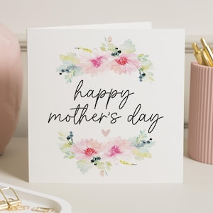 Tarjeta del Día de la Madre, Tarjeta del Feliz Día de la Madre, Tarjeta para el Día de la Madre, Tarjetas del Día de la Madre para ella, Tarjeta personalizada del Día de la Madre, Regalo