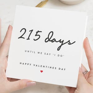 Tarjeta de San Valentín para prometido, tarjeta de San Valentín para prometido, tarjeta de San Valentín para prometido, último día de San Valentín como prometido, regalo de San Valentín para futuro esposo