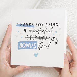 Carte de fête des pères beau-père, carte d'anniversaire papa en prime, carte de fête des pères pour lui, carte d'anniversaire pour beau-père, carte pour papa en prime
