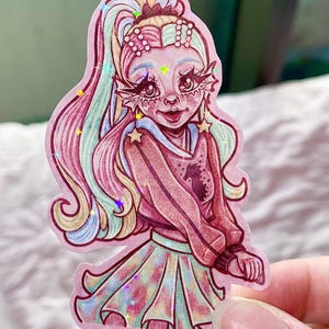 Lagoona Holographisch Sparkly Star Glitter Sticker Stationey für Journal Scrapbook Laptop iPad Hülle