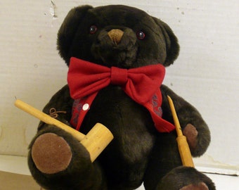 CAPRICORN  Dec 22 to Jan 19 Birthday Bear-" Bruin" Limited Edition 82 of 1000 - House of Nisbet - Collectible - Vintage
