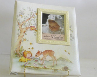 Hallmark Betsy Clark  Baby Album, Ring Binder, Photo Pages - Padded Covers, with Proverbs