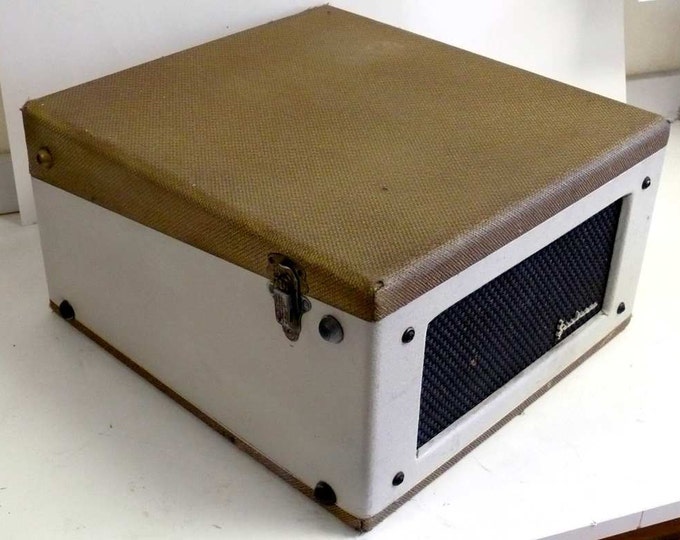 Vintage Steelman Portable Record Player Etsy