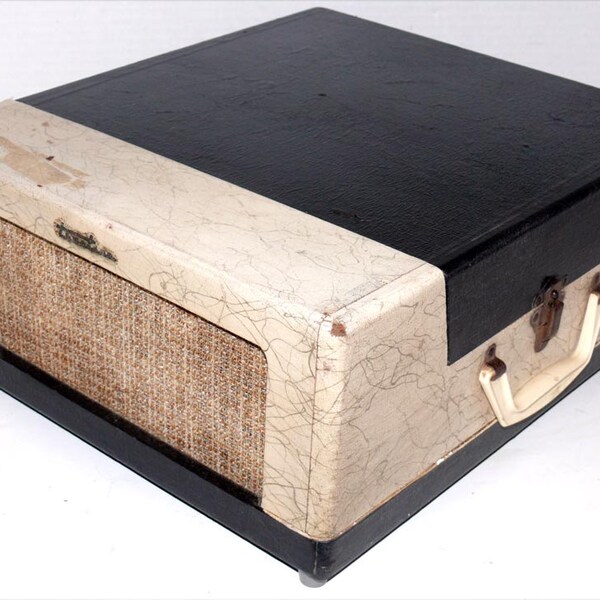 1950's Portable Record Player with Warranty