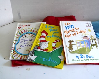 Dr. Seuss Books - Oh, the Thinks You can Think, I can Read with My Eyes Shut! - I Am Not Going to Get up Today!