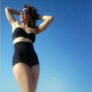 Retro High-Rise Bathingsuit bottoms only image 5