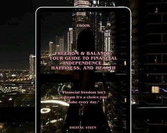 Planer für finanzielle Unabhängigkeit | Budget & Wellness Planer | Druckbare finanzielle Freiheit | Sofort Download PDF