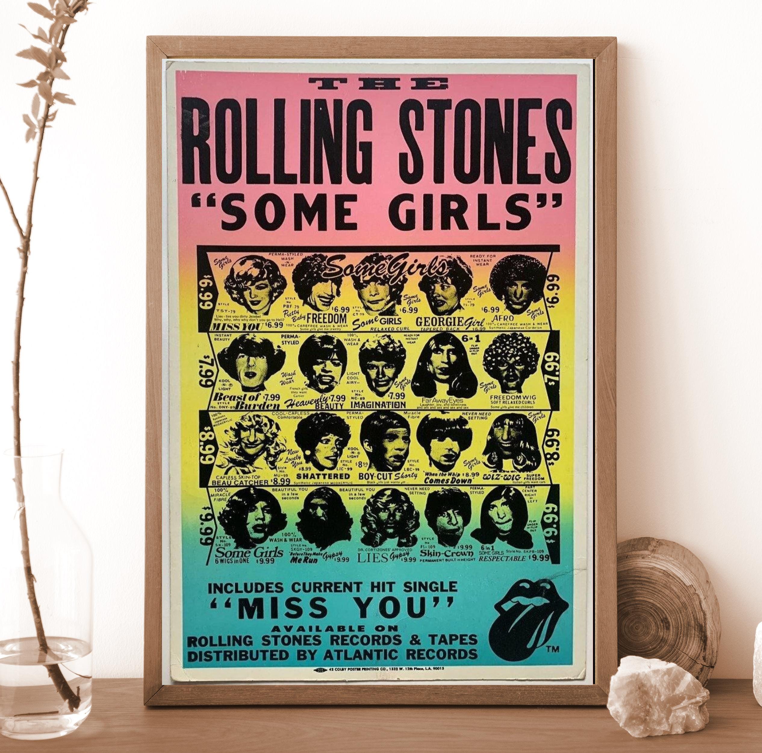 Rolling stones some girls poster - Etsy 日本