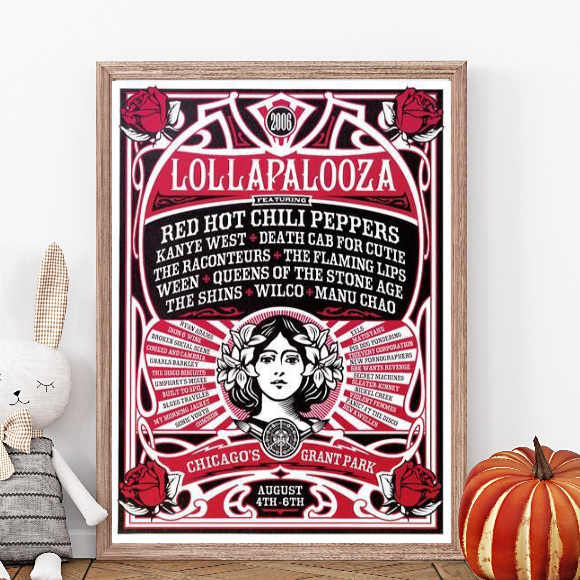 Lollapalooza Poster - Etsy