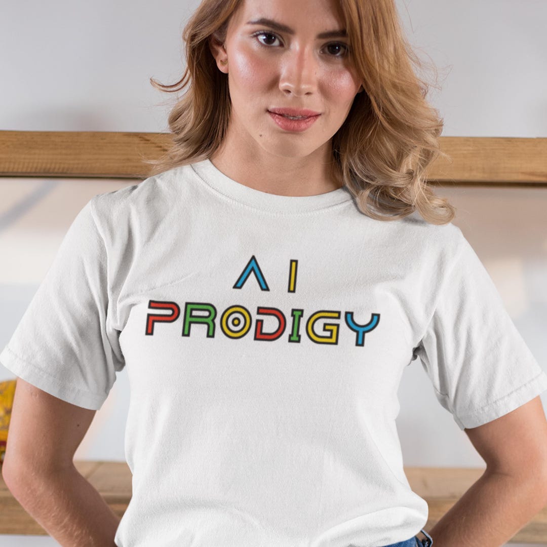 Prodigy Typography Colorful AI Prodigy Typography Tee - Techie Gamer Unisex Shirt - Etsy
