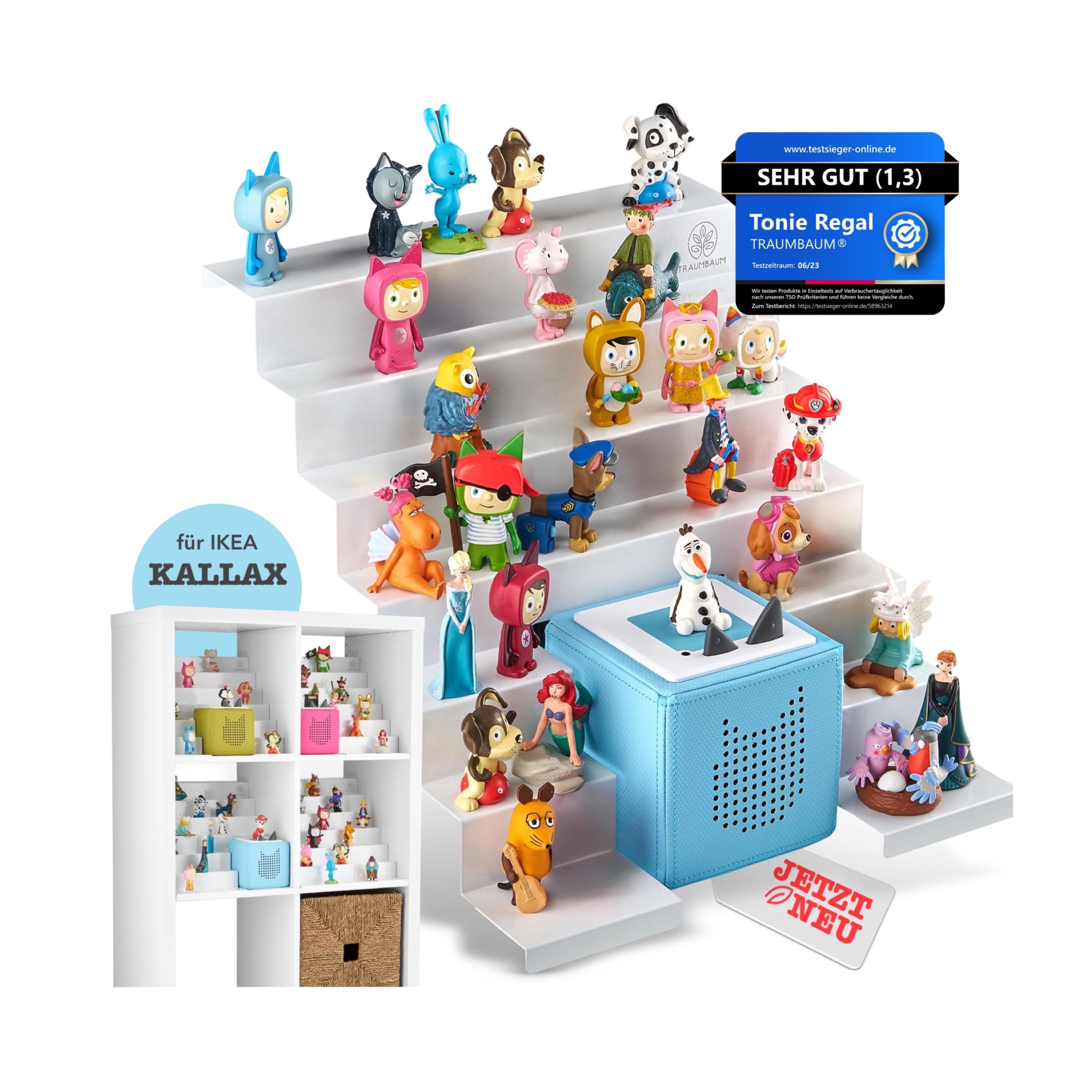 Tonies Étagère Flottante Magnétique Pour Figurines Toniebox, étagère En Bois Nuage, Décoration Chambre Enfant, Facile à Installer