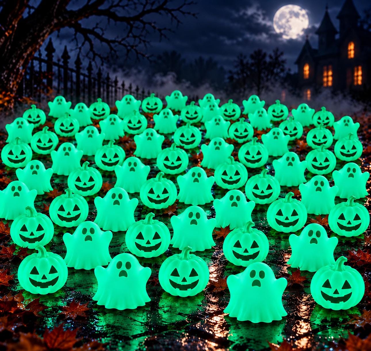 Glow in Dark Mini Ghost - Etsy