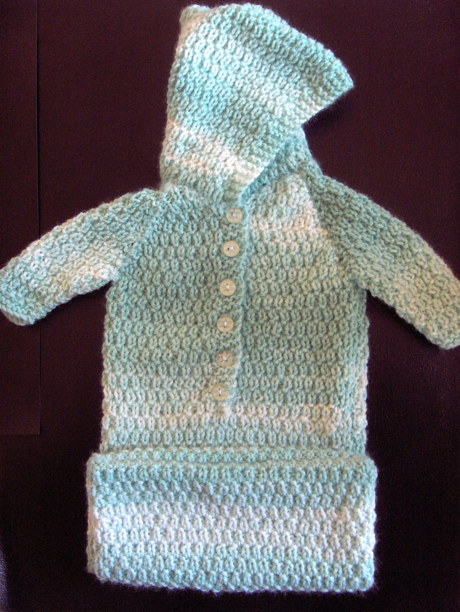 Premature Baby Sleeping Bag Knitting Pattern Etsy