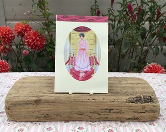 Elizabeth Taylor Greeting Card - A5 Size 3d Decouoage Card