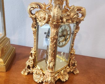 El magnífico Ansonia Apex. Nuevo dorado de 24k con mecanismo reconstruido.