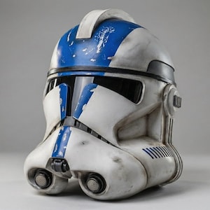 501st Phase 2 Clone Trooper Helmet - Hand Painted & Weathered - DIY or Finished - ABS