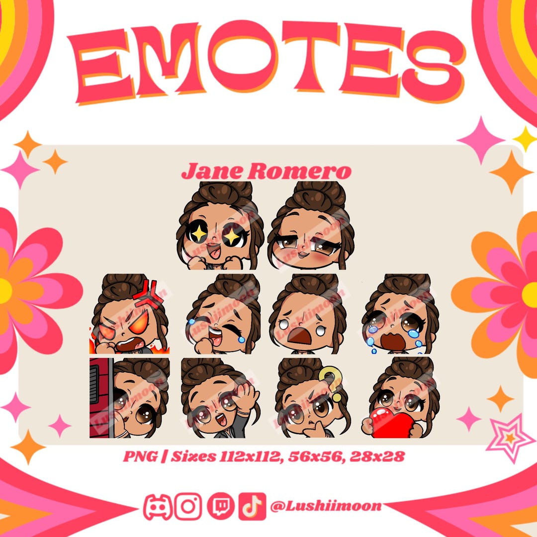 Dead by Daylight Jane Romero 10 Emotes Full Pack Dead by Daylight ...