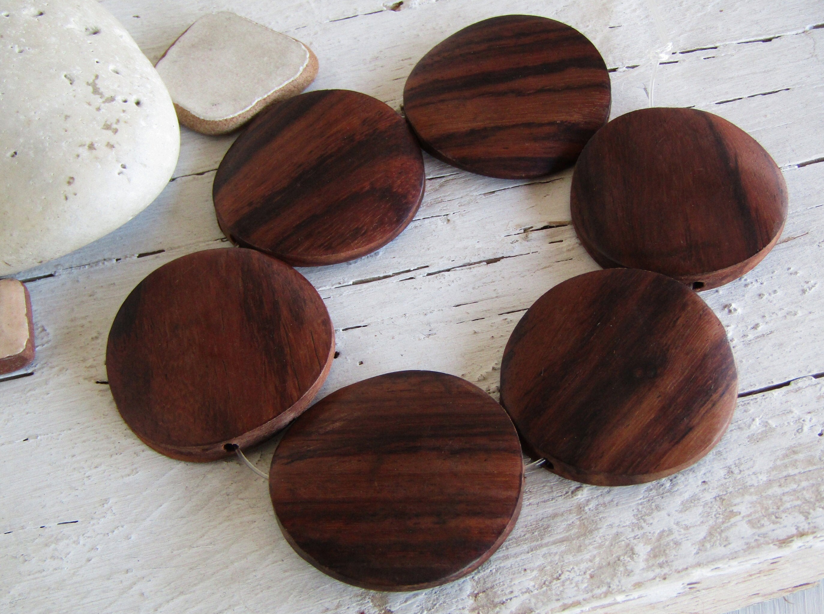 16, 20 or 40mm Wooden Bead, for Beading, Hobbies, Crafts, Ornaments or  Decor 