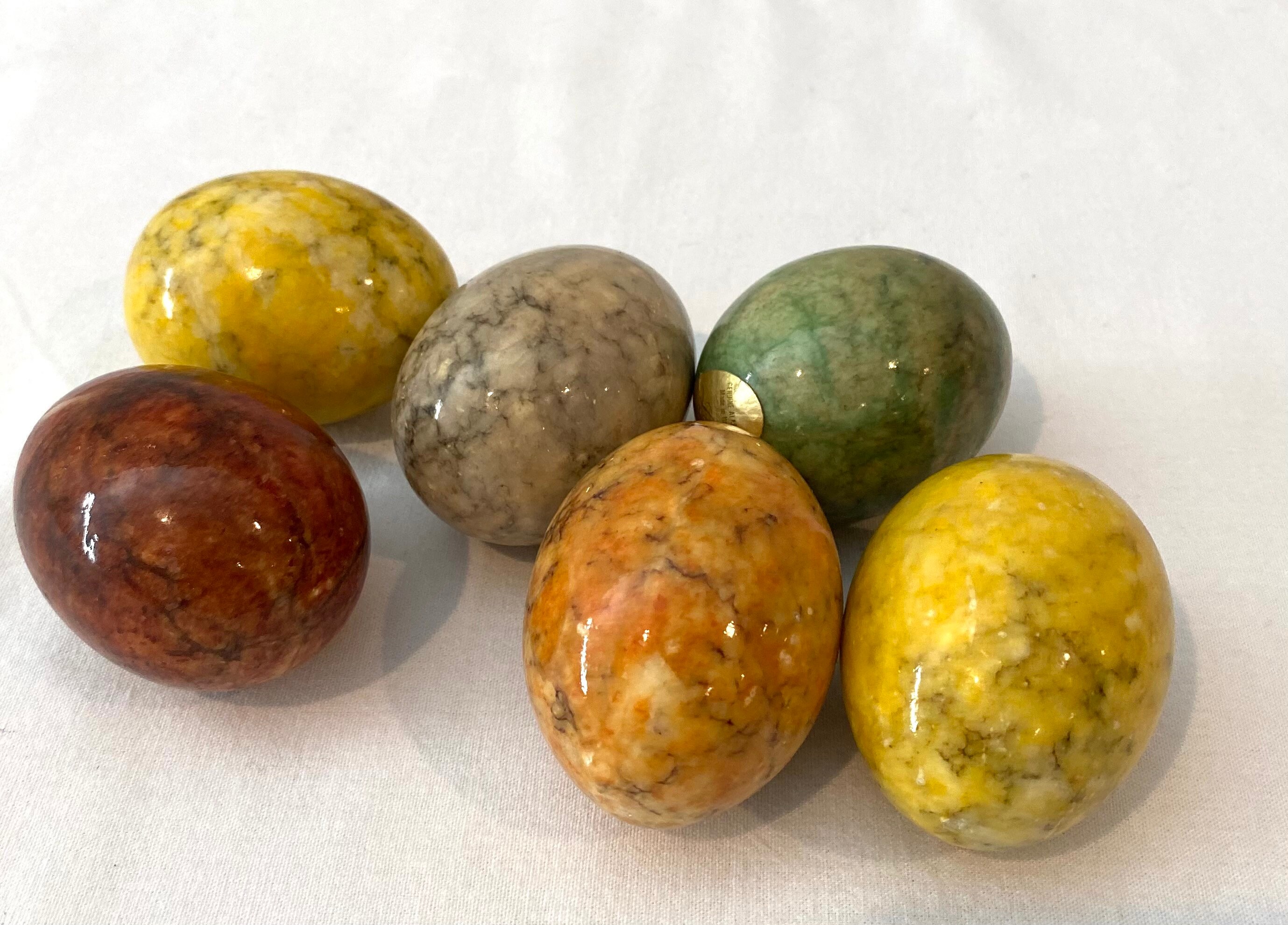 Alabaster Eggs for sale Only 3 left at 70