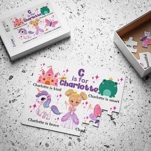 Kids Puzzle, 30-Piece - Custom Princess Personalized Puzzles for Girls - Christmas Gift for Little Girls - Personalized Puzzle for Kids - image 10