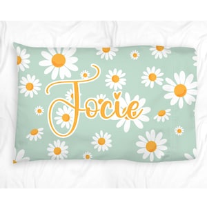 Personalized Pillowcase, Custom Name Pillow Cover, Gift for Kids and Teens, Microfiber Pillow Case, Personalized Gift, Kids Room Decor, Name