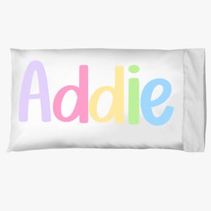 Personalized  Microfiber Pillowcase - Custom name pillowcase for Kids, Magical Gift, Bedding, Custom Name, Sweet Dreams