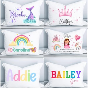 Personalized  Microfiber Pillowcase - Custom name pillowcase for Kids, Magical Gift, Bedding, Custom Name, Sweet Dreams