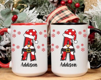 Christmas kids Mug, Cute Holiday Cocoa Cup, Festive Hot Chocolate Mugs, Xmas Gift for Children, Christmas Coffee Cup, Family Christmas Mugs