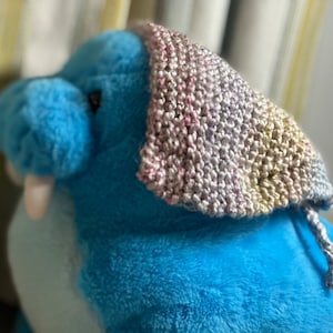 Hand-Knitted Head Kerchief/Scarf/Headband