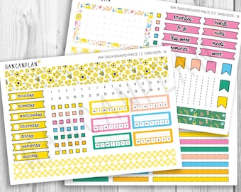 DASH-205 || Sweet Spring | Erin Condren Dashboard Kit
