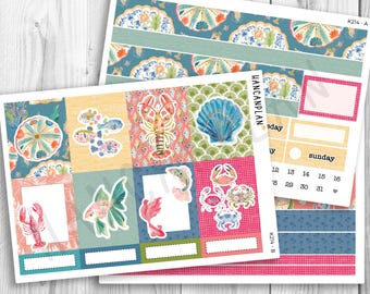K-214 || Ocean Bloom | WEEKLY Planner Kit