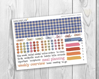 W-219 || Cider Mill | WEEKLY OVERVIEW Add On Stickers