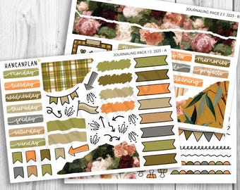 J-223 || Autumn Stroll | JOURNALING Planner Kit