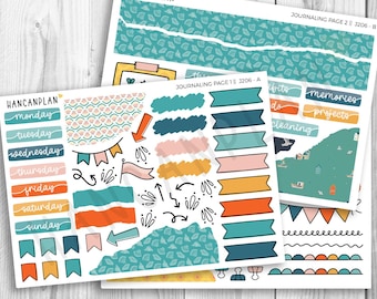 J-206 || High Tide | JOURNALING Planner Kit