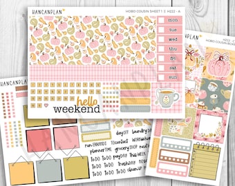 H-222 || Hobonichi Cousin WEEKLY KIT | Pumpkin Spice