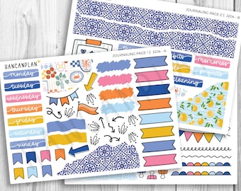 J-204 || La Dolce Vita | JOURNALING Planner Kit