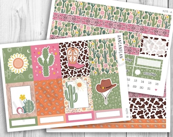 K-215 || Wild West | WEEKLY Planner Kit