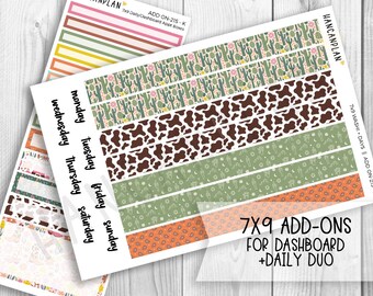 AO-215 || 7x9 DAILY Duo + Weekly DASHBOARD Kit Extras | Wild West