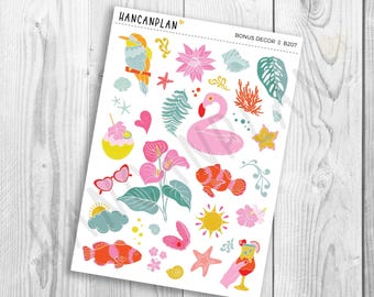 B-207 || Tiki Tropics | Bonus DECOR Sheets