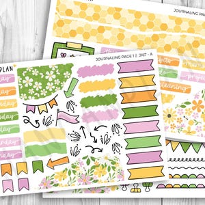 J-167 || Abeille occupée | Kit d'agenda pour JOURNAL