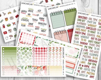 Add On Kit-216 || Weekly Planner Kit Extras | Homegrown Harvest | Coordinating Kit Extras