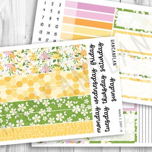 D-167 || Daily Duo A5 + A5 Compact vertical | Abeille occupée | Kit Erin Condren