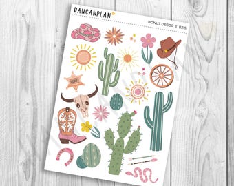 B-215 || Wild West | Bonus DECOR Sheets